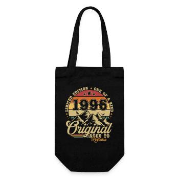Cadeau d’anniversaire original de 1996 - Sac à bouteille - noir - Devant