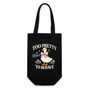 Vilain canard - Sac à bouteille - noir - Devant