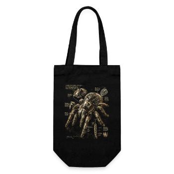 Tarantula - Gift Bag for Bottles - black - Front