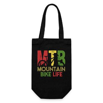 Vie VTT Graphique rétro Vie VTT - Sac à bouteille - noir - Devant