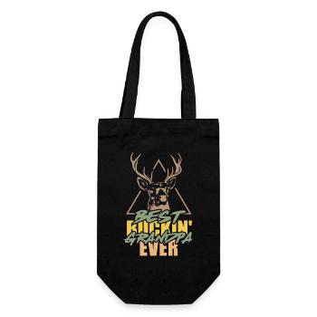 Meilleur cadeau de chasse au cerf pour Buckin' Grandpa - Sac à bouteille - noir - Devant