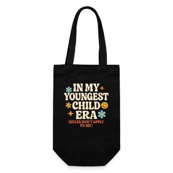 Dans l’humour de l’ère de My Younger Child et de la famille des filles - Sac à bouteille - noir - Devant