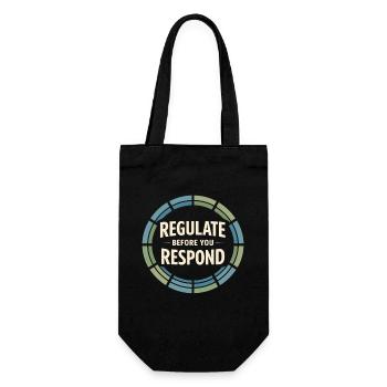 Somatic Healing Somatic Therapy - Gift Bag for Bottles - black - Front