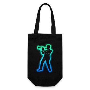 Trumpet Trumpet Players Children Men Trumpeters - Gift Bag for Bottles - black - Front