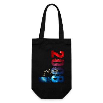 18th Birthday Gift Husband Original May 2008 - Gift Bag for Bottles - black - Front