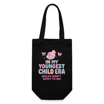 Dans l’humour de l’ère de My Younger Child et de la famille des filles - Sac à bouteille - noir - Devant