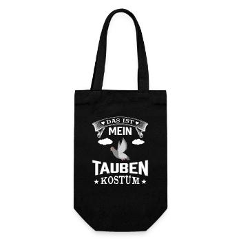 Taubenflüsterer brieftaubenzucht Taubenzüchter - Geschenkbeutel für Flaschen - Schwarz - Vorne