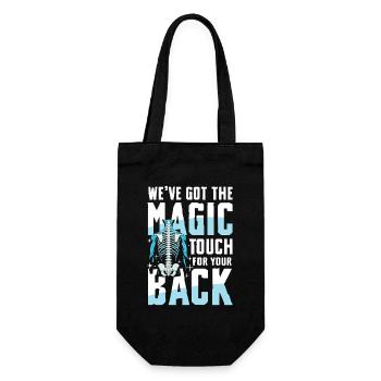 Toucher magique pour votre dos - Anatomie - Sac à bouteille - noir - Devant