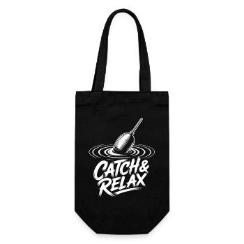Catch & Relax - Geschenkbeutel für Flaschen - Schwarz - Vorne