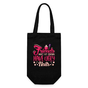 Nail Designer Nail Designer Cosmetics Nail Salon - Gift Bag for Bottles - black - Front