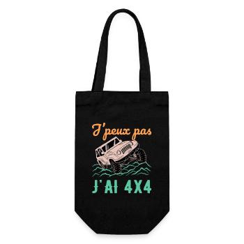 J’Peux Pas J’ai 4x4 Humour Off Road Tout Terrain - Sac à bouteille - noir - Devant