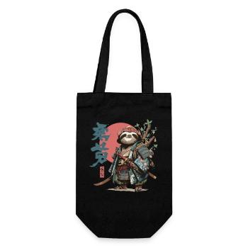 Guerrier paresseux samouraï - Sac à bouteille - noir - Devant