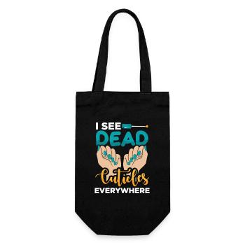 Nail Designer Nail Designer Cosmetics Nail Salon - Gift Bag for Bottles - black - Front