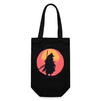 Le Cavalier Samouraï du Crépuscule du Loup - Sac à bouteille - noir - Devant