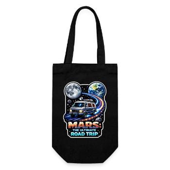Allons sur Mars. Mission d’exploration de Mars - Sac à bouteille - noir - Devant