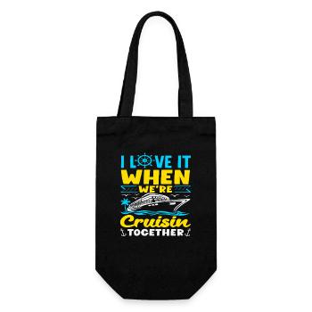 Cruisin Together Cruise Holidays Partners - Gift Bag for Bottles - black - Front