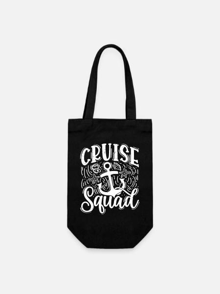 Cruise Squad - Gift Bag for Bottles - black