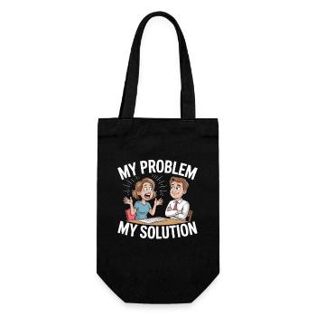 Professeur principal Mon problème Mon pictogramme Papa Maman - Sac à bouteille - noir - Devant