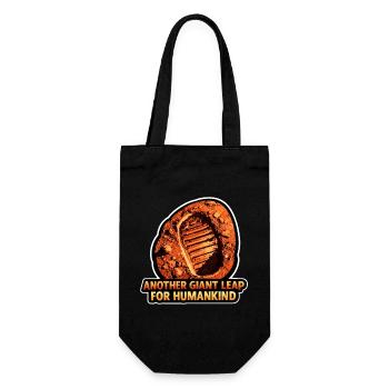 Let's go to Mars. Mars exploration mission - Gift Bag for Bottles - black - Front