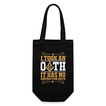 Masonic Illuminati - Gift Bag for Bottles - black - Front