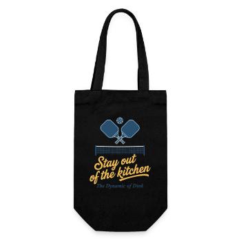 Pickleball Player Love Pickleball Stay Out Of The - Gift Bag for Bottles - black - Front