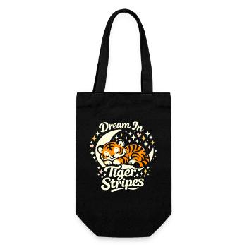 Dream Tiger - Gift Bag for Bottles - black - Front