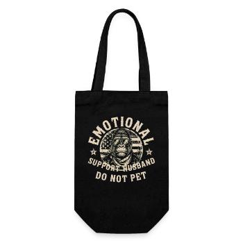 Soutien émotionnel gorille : ne pas caresser - Sac à bouteille - noir - Devant