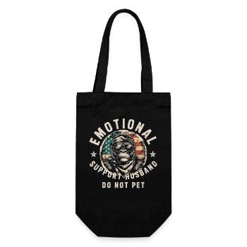 Vintage Gorilla Do Not Pet Tee - Gift Bag for Bottles - black - Front