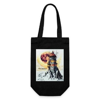 Der letzte Signal-Heimleuchtfeuer - Geschenkbeutel für Flaschen - Schwarz - Vorne