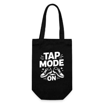 Tap Mode On Stepptanz Dancer - Geschenkbeutel für Flaschen - Schwarz - Vorne