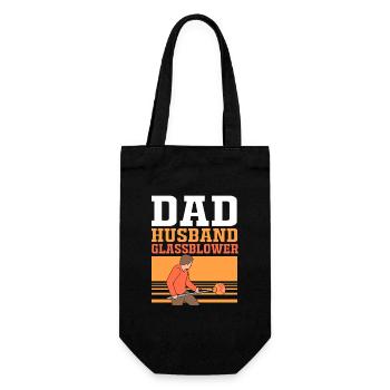 Glass Glassblower - Gift Bag for Bottles - black - Front