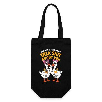 Ma fille et moi parlons de toi, Goose - Sac à bouteille - noir - Devant