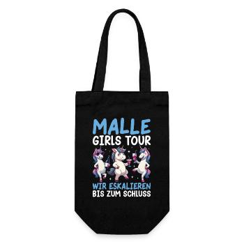 Damen Malle Girls Tour - Geschenkbeutel für Flaschen - Schwarz - Vorne
