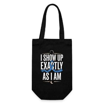Alopecia Awareness Alopecia Areata Hair Loss - Gift Bag for Bottles - black - Front
