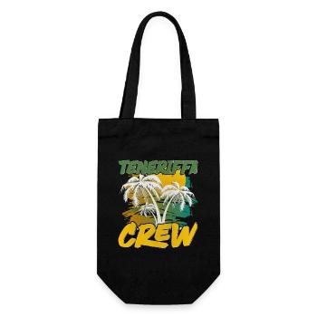 Teneriffa Crew - Geschenkbeutel für Flaschen - Schwarz - Vorne