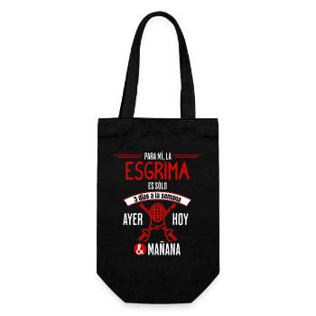 Fencing Daily Passion - Gift Bag for Bottles - black - Front