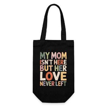 Mom's Love Remains Colorful - Gift Bag for Bottles - black - Front