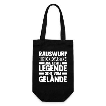 Eine Legende Geht vom Gelände - Geschenkbeutel für Flaschen - Schwarz - Vorne