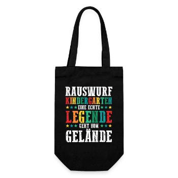 Eine Legende Geht vom Gelände - Geschenkbeutel für Flaschen - Schwarz - Vorne