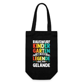Eine Legende Geht vom Gelände - Geschenkbeutel für Flaschen - Schwarz - Vorne