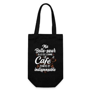 Ma Belle Sœur Comme Le Café Humour Famille - Sac à bouteille - noir - Devant