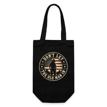 Ne lâche pas le Vieux - Sac à bouteille - noir - Devant