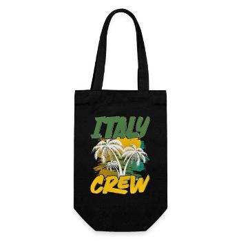 Italien Crew - Geschenkbeutel für Flaschen - Schwarz - Vorne