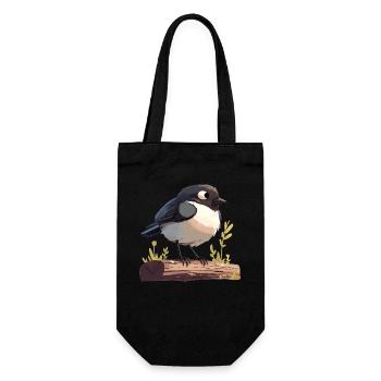 Magpies Magpie - Gift Bag for Bottles - black - Front