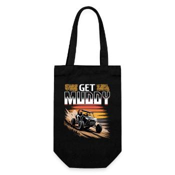 UTV Off Road 4 Wheeler Side by side - Geschenkbeutel für Flaschen - Schwarz - Vorne