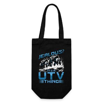 UTV Off Road 4 Wheeler Side by side - Gift Bag for Bottles - black - Front