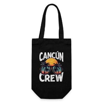 Cancun Crew - Geschenkbeutel für Flaschen - Schwarz - Vorne
