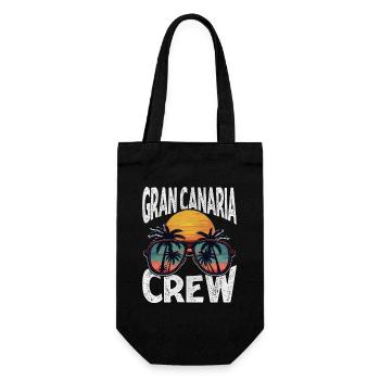 Gran Canaria Crew - Geschenkbeutel für Flaschen - Schwarz - Vorne
