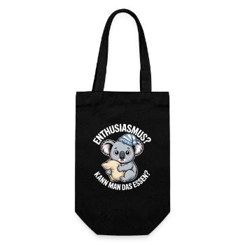 Enthousiasme, tu peux manger du koala fatigué - Sac à bouteille - noir - Devant