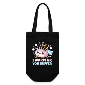 cornemuse cornemuse je m’échauffe tu souffres - Sac à bouteille - noir - Devant